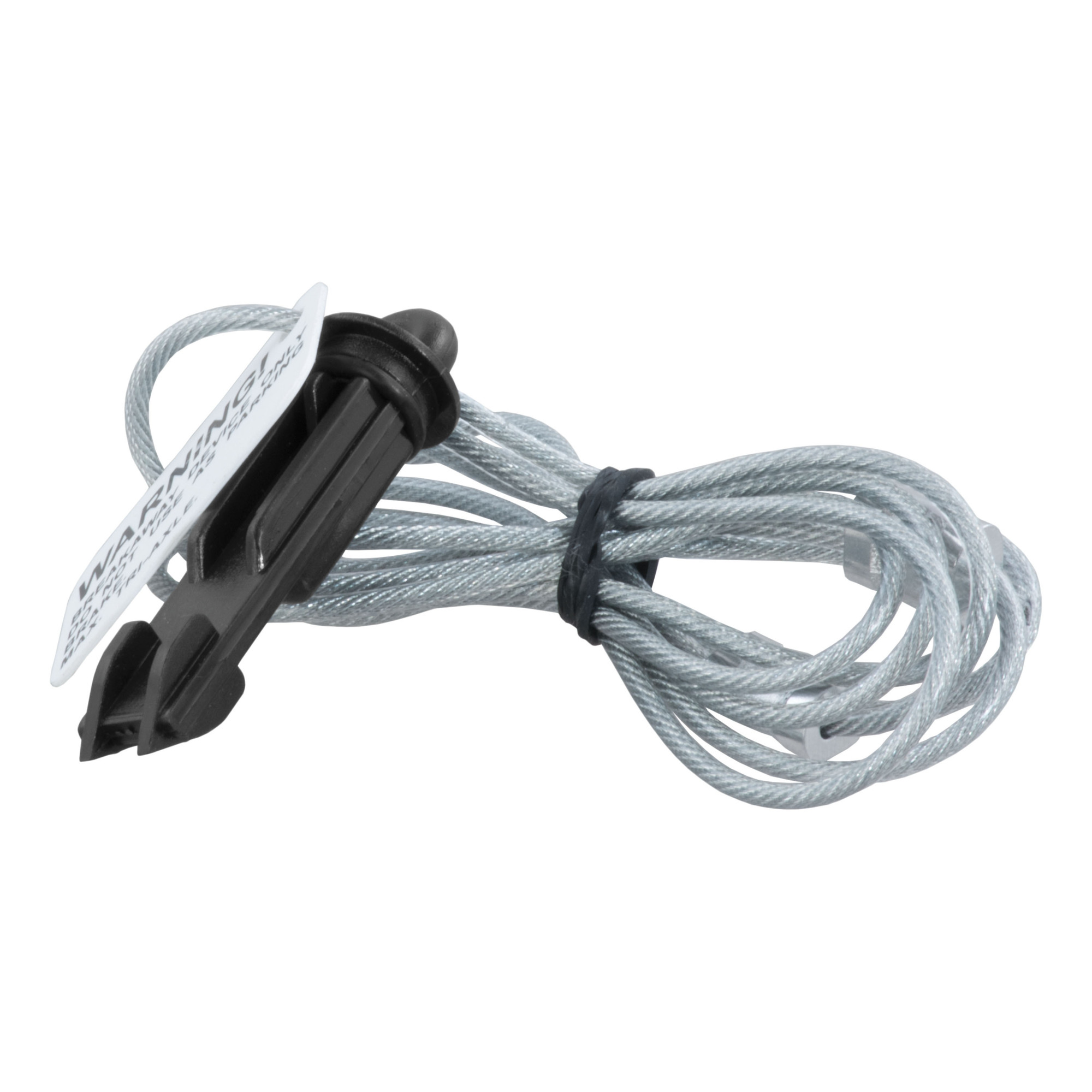 Curt Manufacturing Replacement Trailer Breakaway Switch Lanyard — 48in. Cable, High-Temp Nylon Pull, Model# 52021
